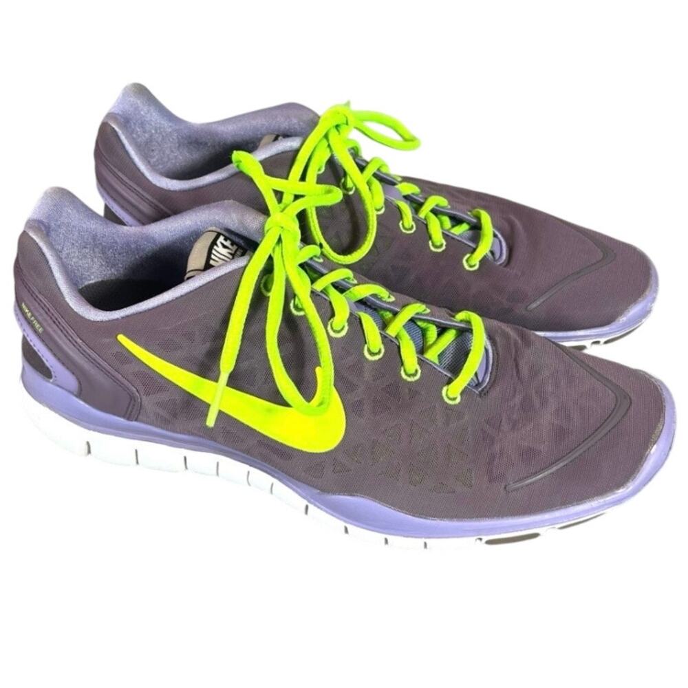 Nike Free Fit 2 Womens Running Shoes Size 11 Purple Athletic Sneakers